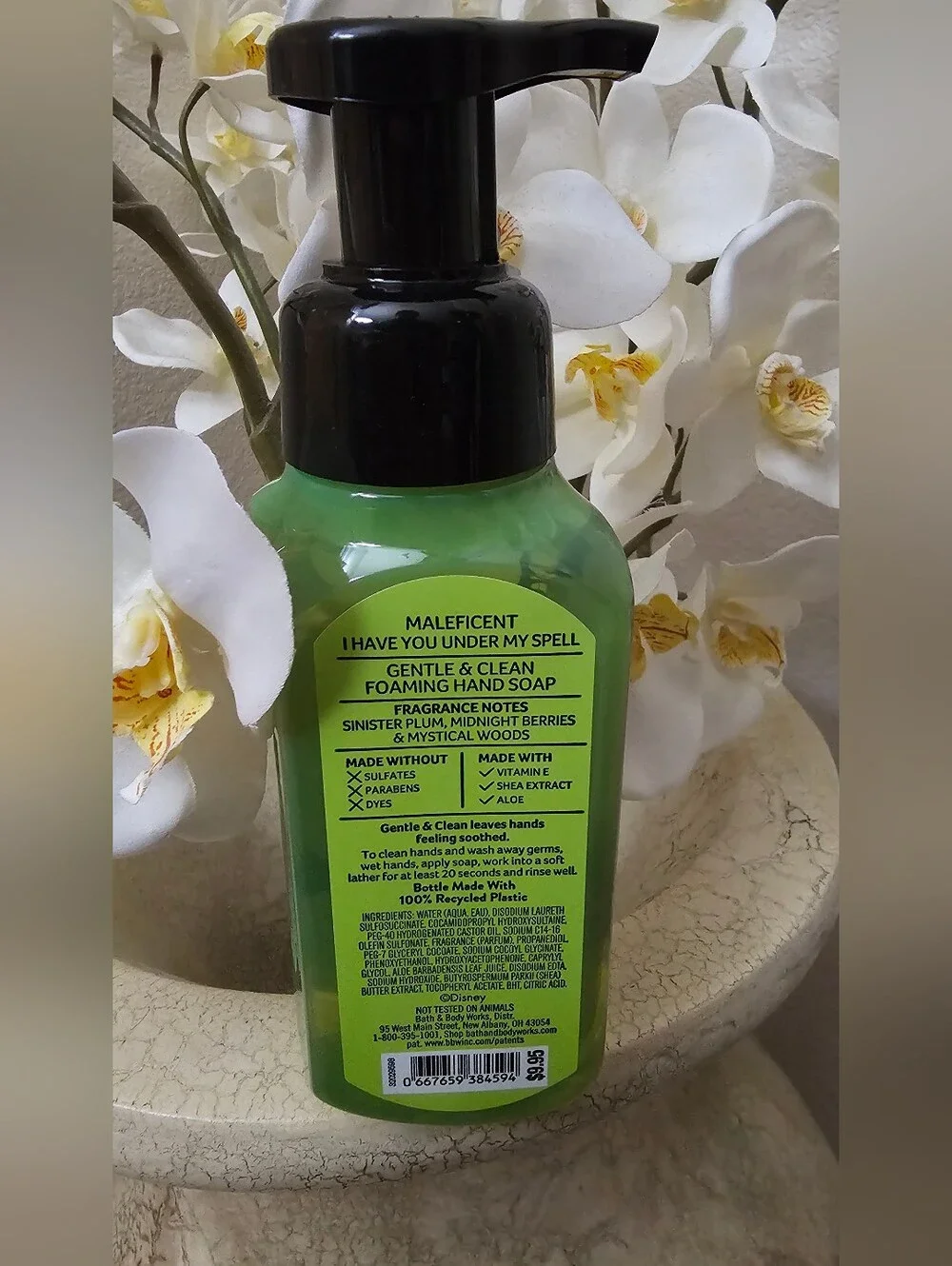 Bath & Body Works Disney Villains Maleficent Gentle Clean Foaming Hand Soap NWT